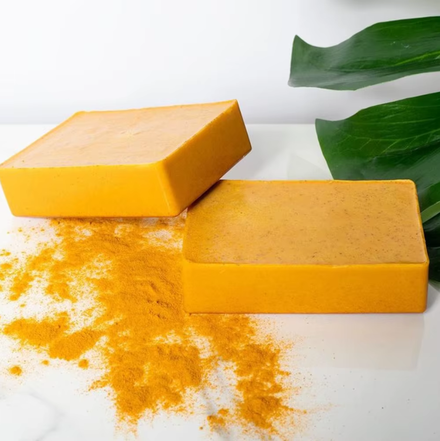 Savon artisanal au curcuma 100g — Citron & Acide Kojique